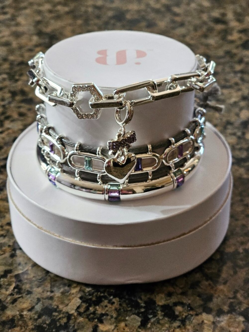 Bomb Party ST84772 "Velvet Hearts" Summer Stacks 3-Stack
